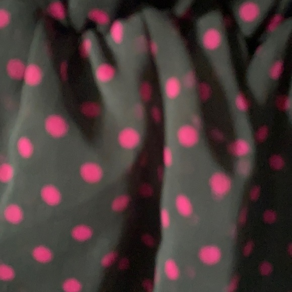 Black and purple polkadot dress - Picture 2 of 3